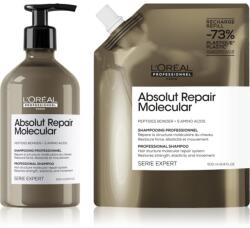 L'Oréal Serie Expert Absolut Repair Molecular takarékos kiszerelés a károsult hajra - notino - 23 265 Ft