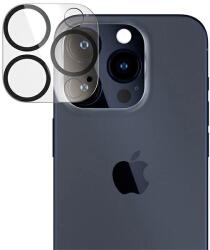 Panzer Picture Perfect Kamera Védelem iPhone 15 Pro / 15 Pro Max - fekete kerettel, üvegfólia