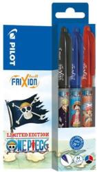 Pilot Rollertoll, 0, 35 mm, nyomógombos, PILOT "Frixion Ball One Piece", 3 különböző szín (PWLT449539) - primatinta