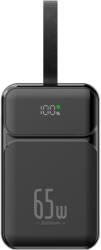 Xmart Преносима външна батерия Xmart, 20000 mAh, 65W, PD, LED Дисплей, Черна (23483)