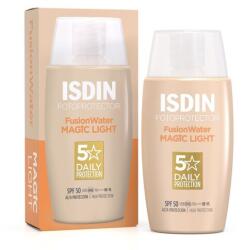 ISDIN Fényvédő krém, Fusion Water Color Light SPF50, Isdin, 50 ml