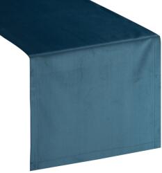 Eurofirany Egyszínű bársony asztali futó Gránátkék 40x140 cm (HS421715)