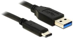 Delock Usb kábel Delock 83869 fekete 0, 5 m (0.5m USB3.1-C/USB3.1-A)
