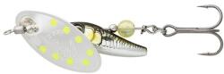 Savage Gear Sticklebait Spinner Green Silver Ayu, méret 1, 4.5g