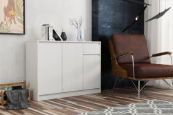 Meblohand Aston 3d1s komód fehér - smartbutor