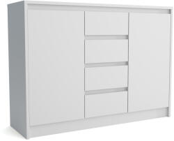 Meblohand Aston 2d4s komód fehér - smartbutor