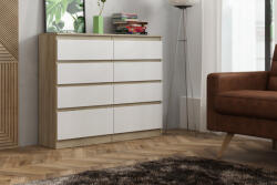 Meblohand Ariel 2 sonoma/fehér komód - smartbutor