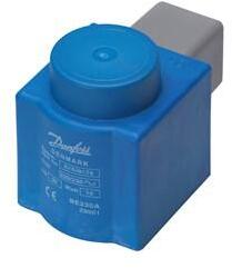Danfoss Mágnesszeleptekercs, BE240AS, DIN dugasz, 240 V (018F6177) (018F6177)