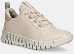 ECCO bőr sportcipő Gruuv Sneaker Lea bézs, női, 218203-60720 - bézs Női 40