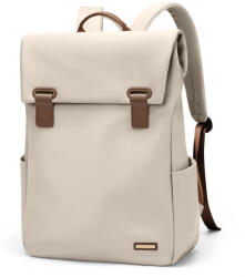 Dollcini Nagy Női Laptop Hátizsák - Vízálló, Elegáns Táska - Fehér (547702)