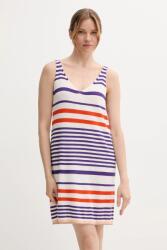 Benetton pamut ruha lila, mini, egyenes, 11945V006 - lila XS