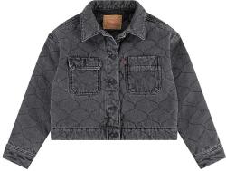 Levi's gyerek farmerkabát QUILTED TRUCKER JACKET szürke, 4EL097 - szürke 164