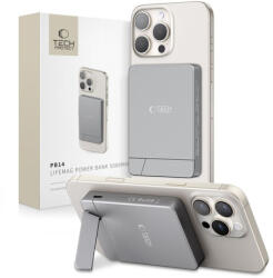 Tech-Protect PB14 LifeMag MagSafe Power Bank 5000mAh, szürke