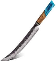  Damaskus konyhai kés Airi - Slicer / Kék