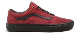 Vans Skate Old Skool cipő Hairy Suede Black Burgund (VN0A2Z32KGD)