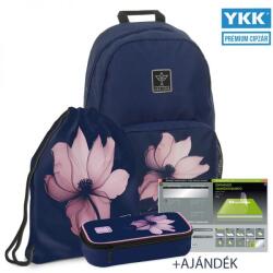 Ars Una Pink Shade virágos Autonomy AU-14 diák hátizsák szett - 27 literes +AJÁNDÉK borító (55844680SZETT)