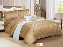 Primavara Lenjerie de pat Jacquard Lux, 4 piese, cearceaf cu elastic, cod FTX13 Lenjerie de pat