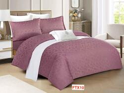 Primavara Lenjerie de pat Jacquard Lux, 4 piese, cearceaf cu elastic, cod FTX10 Lenjerie de pat