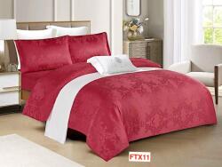 Primavara Lenjerie de pat Jacquard Lux, 4 piese, cearceaf cu elastic, cod FTX11 Lenjerie de pat