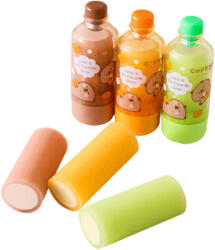  Radír kapibarás üveg formában, 4, 5x2cm, többféle változat (KIP-918981) - mesescuccok