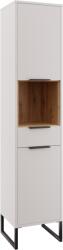 Mobikon Dulap DTD stejar alb artisan Cubo 38, 4x35x180 cm (0000402522) Garderoba