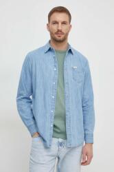 GUESS farmering RONNIE férfi, galléros, regular, M4RH44 D14LH - kék S