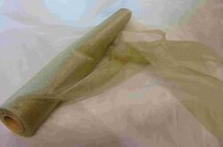 arany (zöldes) 47 cm * 10 m organza
