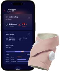 Owlet Dream Sock Okos zokni 0-18 hó rózsaszín (810099091106)