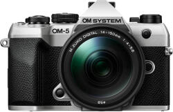Olympus OM-5 Mark II + 14-150mm f/4-5.6 Silver (V210072BW000) Digitális fényképezőgép