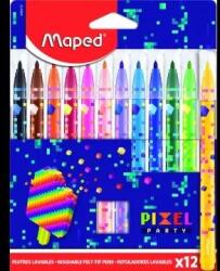 Maped MAPED: Pixel Party filctoll készlet, kimosható - 12 db-os (IMA845413)