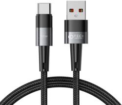 Tech-Protect ULTRABOOST 100cm Cablu USB / USB Tip-C 66W negru