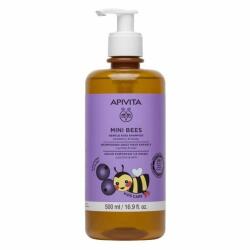 APIVITA Gyengéd sampon gyerekeknek áfonyával és mézzel, Könnymentes, Szulfátmentes, 500ml