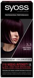 Syoss Color Bl Hajfesték, 3-3 Dark Violet, 115 ml