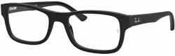 Ray-Ban Uniszex szemüvegkeretek Ray-Ban RX5268 5119, téglalap alakú, fekete, műanyag, 55 mm, 18 mm, 150 mm (RB52685119)