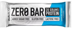 BioTechUSA Fehérjeszelet, gluténmentes, 50g, BIOTECH USA " Zero Bar" , csokoládé-kókusz