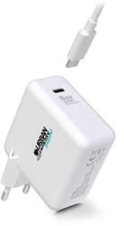 Urban Factory Hálózati töltő, 1xUSB-C (65W), USB-C-USB-C kábel, URBAN FACTORY