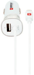 SKROSS USB töltő, autós, szivargyújtó (microUSB, USB-A) (95873-SKR-CARCHARMICROCAB)