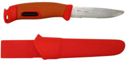 Morakniv Companion Spark Emergency (S) kés, tokkal, szikravetővel, piros / narancs (M-14478)
