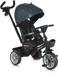  SPACE tricikli szülőkaros, 360 fokban forgatható KÉK