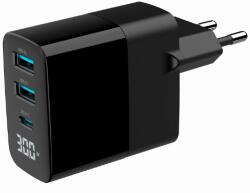 Gembird TA-UC-PDQC30LCD-BK-02