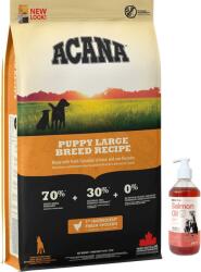 ACANA Heritage Puppy Large Breed 11, 4 kg+LAB V Ulei de somon pentru câini și pisici 500 ml