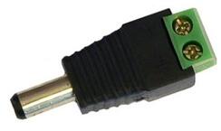 Provision-ISR PR-C08 DC jack dugó 5.5 / 2.1 /14 kamerákhoz becsavarozható tápcsatlakozó vezeték dugó (PR-C08) - bestbyte