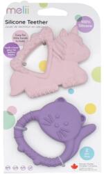 Melii Teethers rágóka Unicorn & Cat 2 db