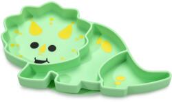 Melii Silicone Suction Plate tányér tapadókoronggal Dino