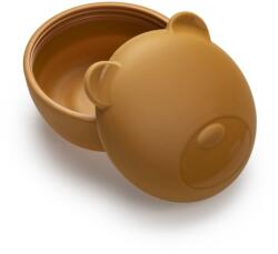 Melii Silicone Bowl with Lid uzsonnás doboz Bear 350 ml