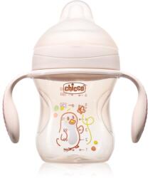 Chicco Transition Cup 4m+ gyakorlóbögre fogantyúval Pink 200 ml