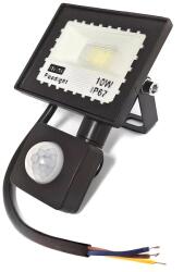 PRONETT XJ4883 Halogén LED reflektor, IP67, hideg fehér, 700 lm, 10 W, mozgásérzékelős (49875)