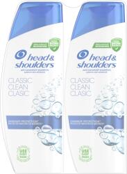Head & Shoulders Șampon anti-mătreață Classic Clean, 2 x 330 ml