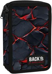BackUP Penar cu rechizite BackUp DW - Magma, cu 2 fermoare (PB7DW43) Penar