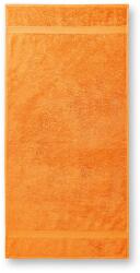 MALFINI Pamut törölköző, frottír, 450 g/m2, mandarin, 70x140 cm (905A202)